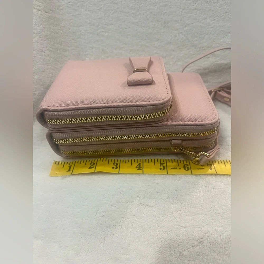 Light pink Crossbody bow bag - Picture 2 of 11